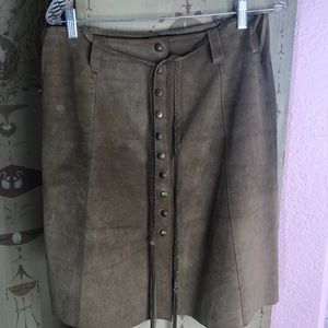 The wrights Vintage  suede skirt